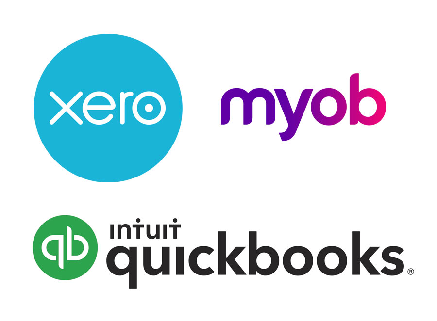 We work with Xero, Quickbooks, and MYOB